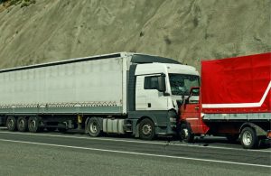 headon truck accident