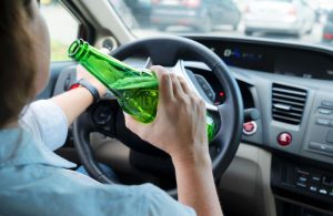 drinking behind the wheel