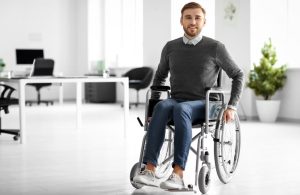 guy in wheelchair