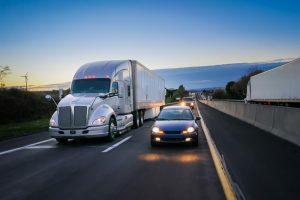 vehicles at traffic stop