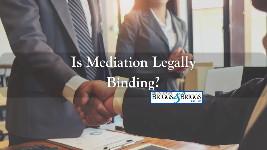 Is Mediation Legally Binding