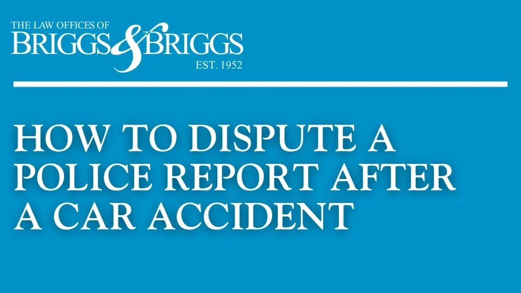 How to Dispute a Police Report After a Car Accident